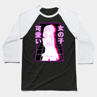 Aesthetic Japanese Girl 28 v2 Baseball T-Shirt